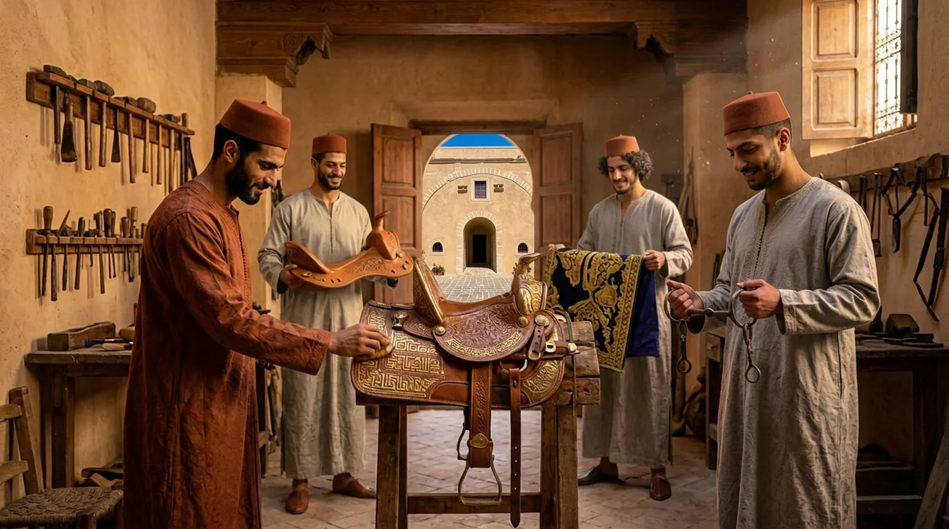 La bottega di selleria